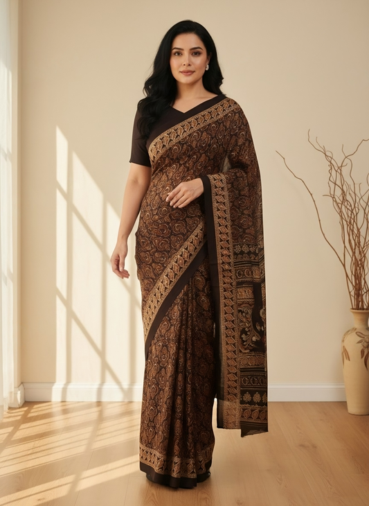 Crape Silk Saree