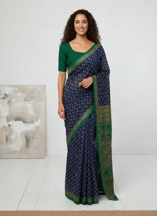 Kalamkari Malai Cotton