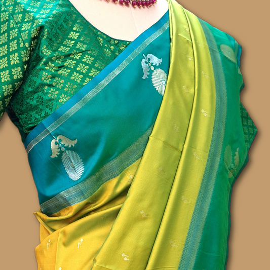 Kanjivaram soft Silk Saree