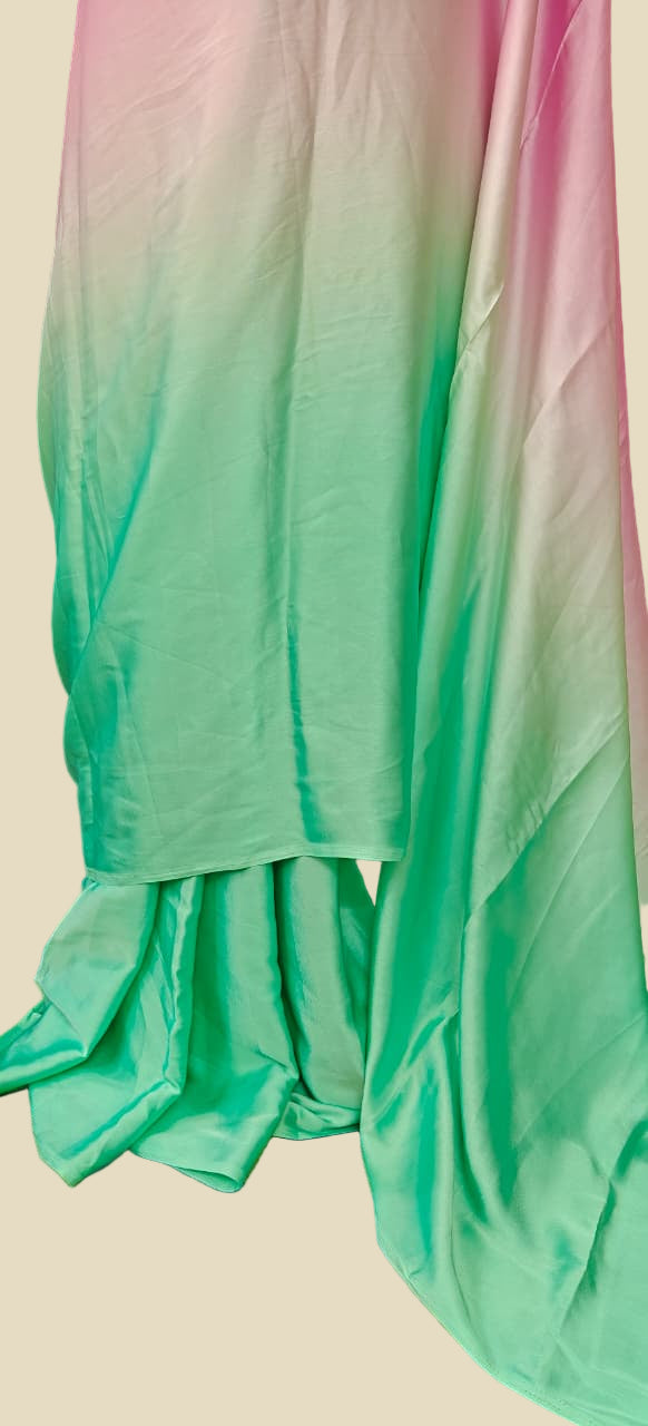 Satin Crepe Saree