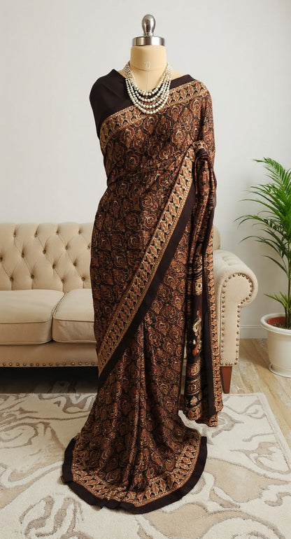 Crape Silk Saree