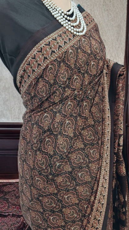 Crape Silk Saree