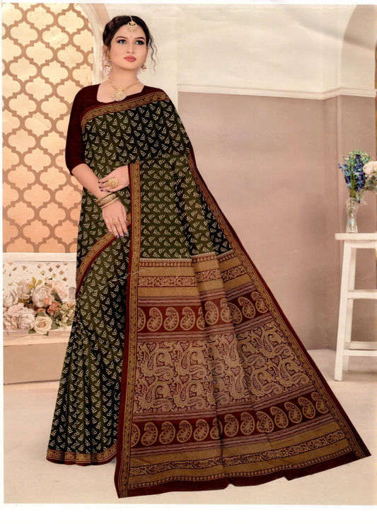 Kalamkari Malai Cotton