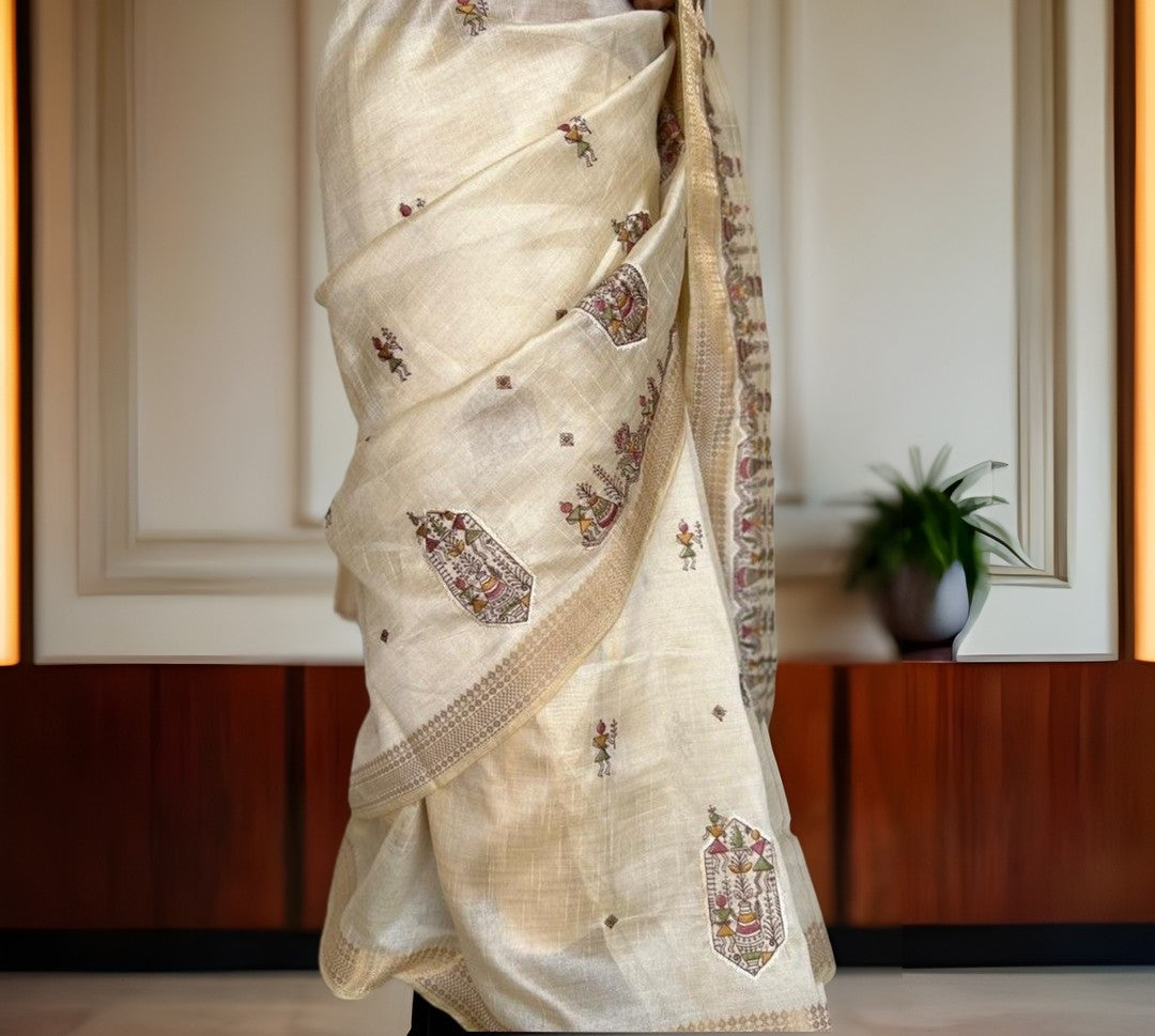 Tussar Silk Saree