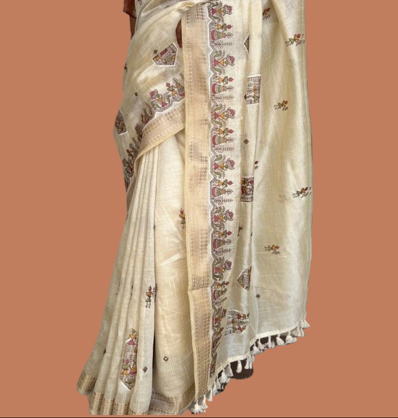 Tussar Silk Saree