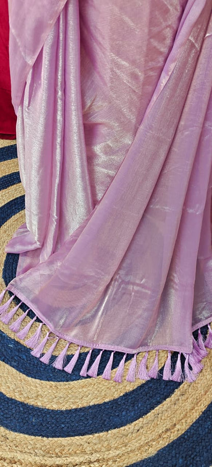 Purple Crush chiffon Silk Saree