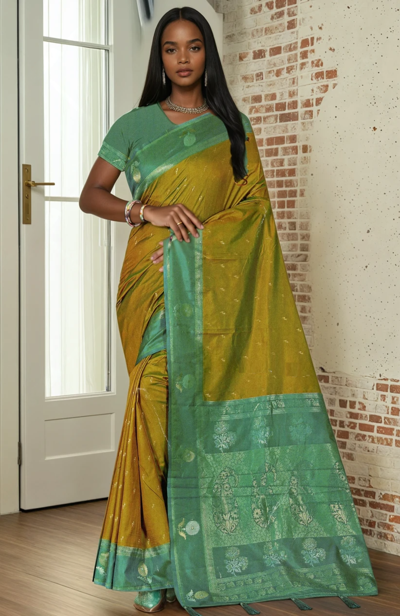 Kanjivaram soft Silk Saree